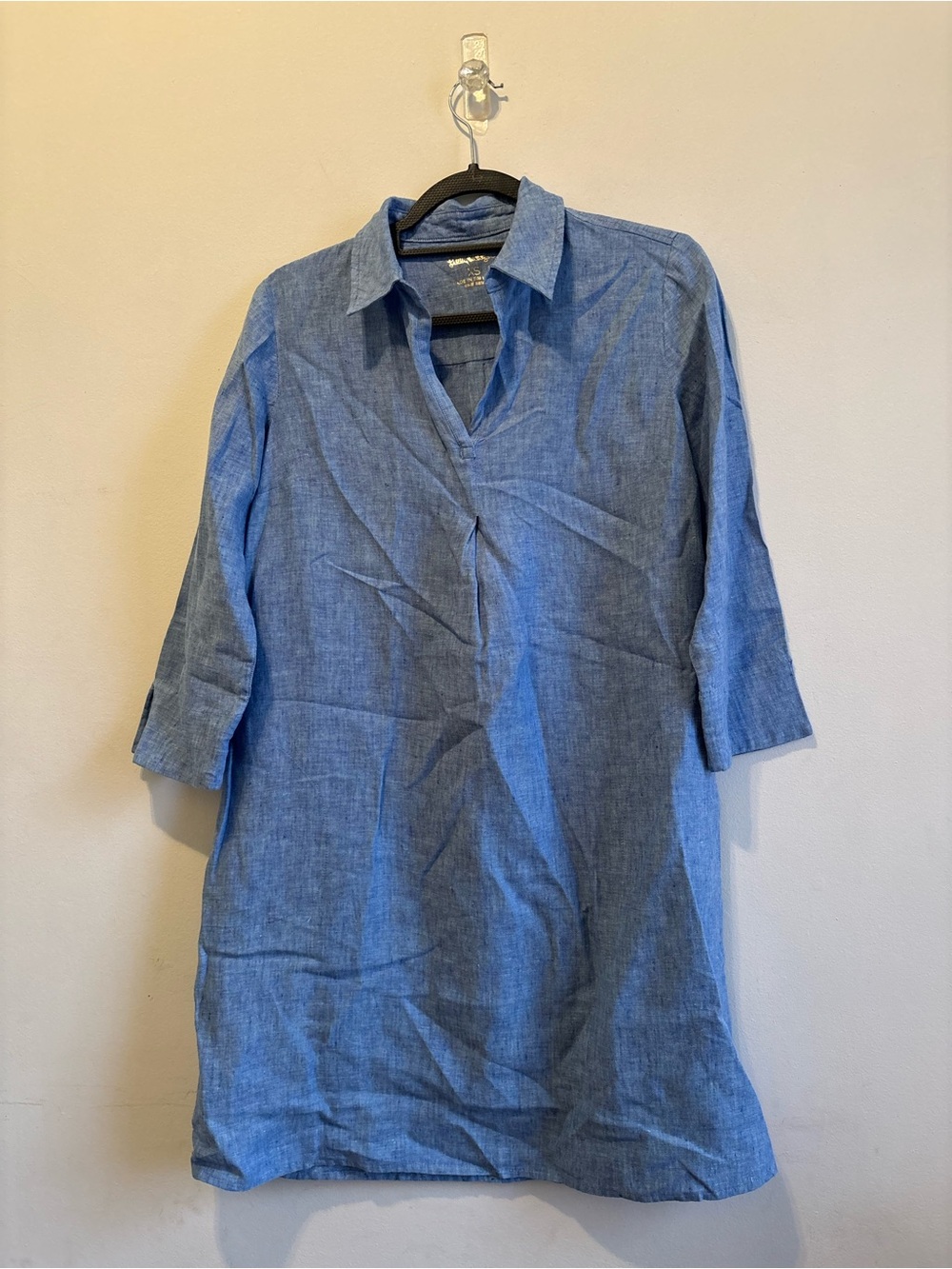 Lilly Pulitzer Lightweight Blue Chambray Tunic Shirt